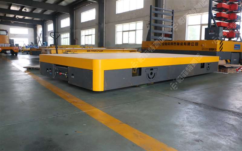 上海車間20噸無軌平車發貨成功