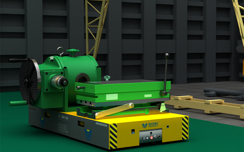 南京45噸蓄電池電動平板車驗貨成功